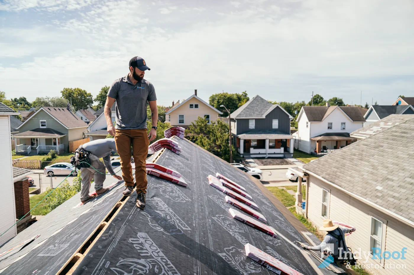 Commercial roof inspection documented in Plum Creek